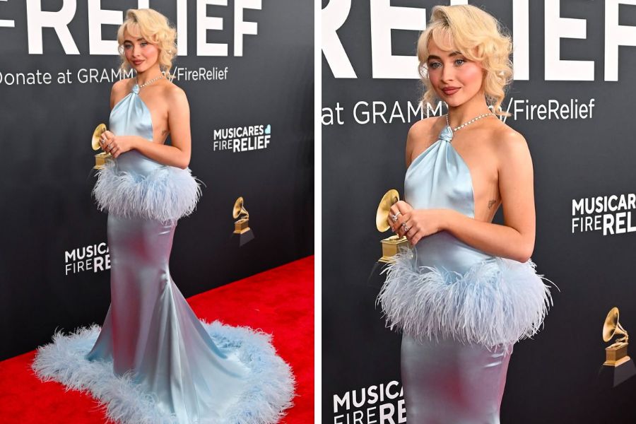 Sabrina Carpenter Puts on a Sultry Display at Grammys 2025