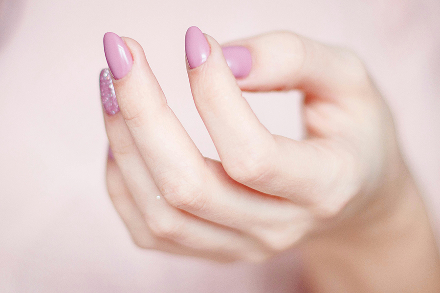 Subtle Chrome Nails