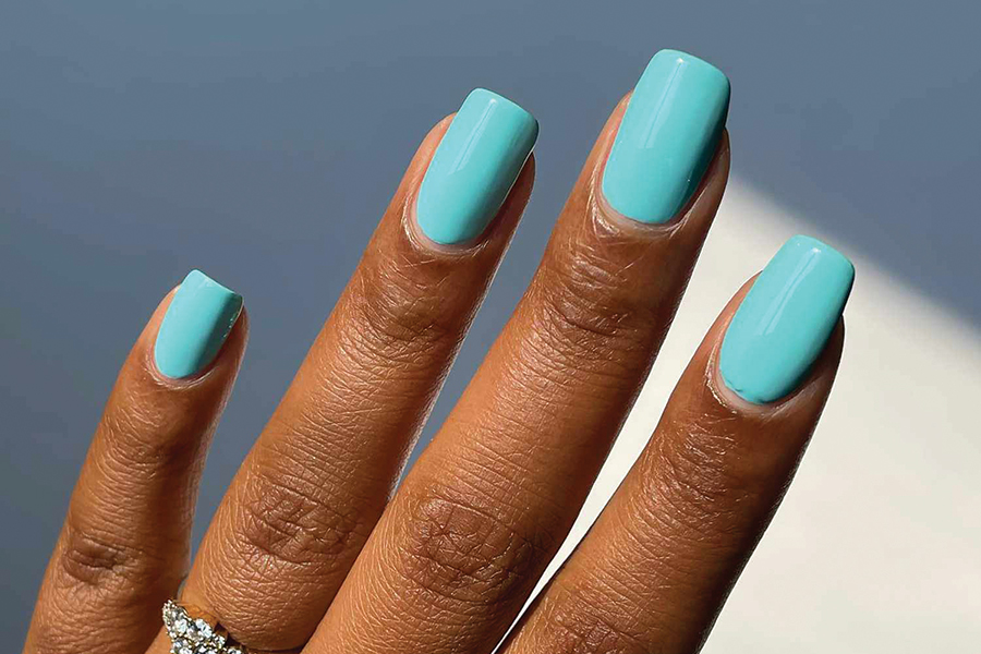 Tiffany Blue Nails