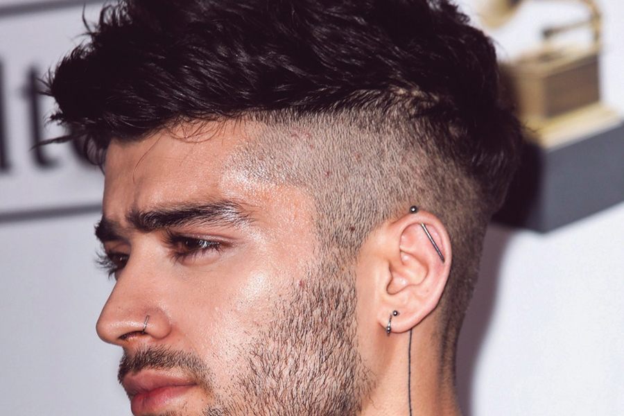 Zayn Malik's Undercut and Fade