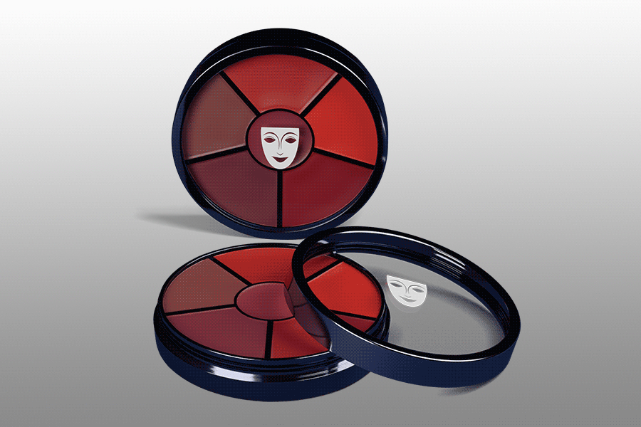 Kryolan Lipstick Velvet Kiss Wheel