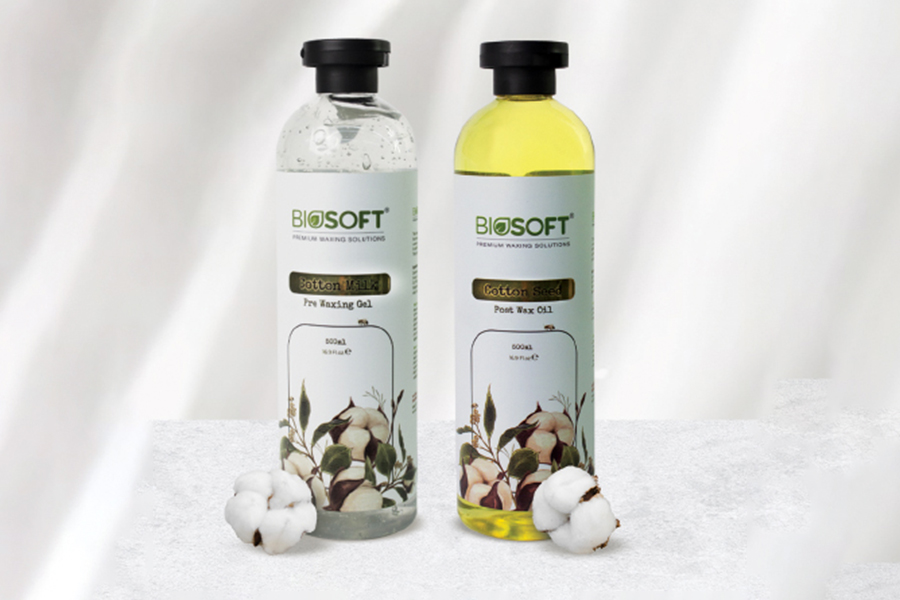 Biosoft Cotton Milk Gel & Oil for Pre and Post-Waxing