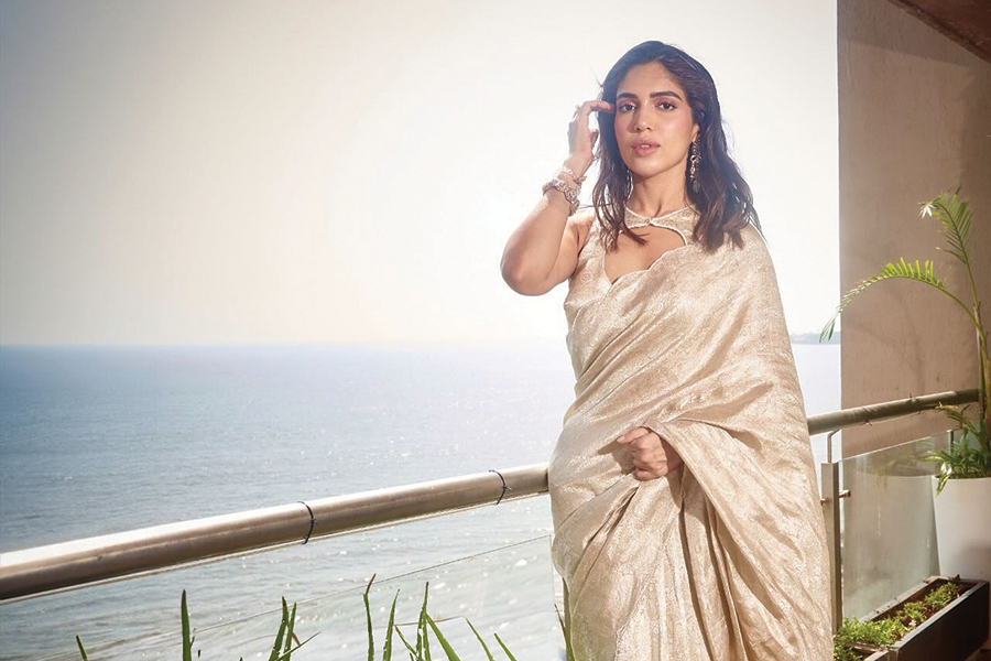 Bhumi Pednekar captivates the audience in a handwoven Ekaya Banaras