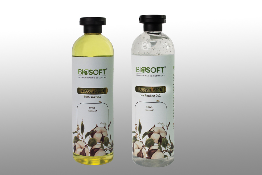 Biosoft - Cotton Milk Gel & Oil for Pre and Post-Waxing