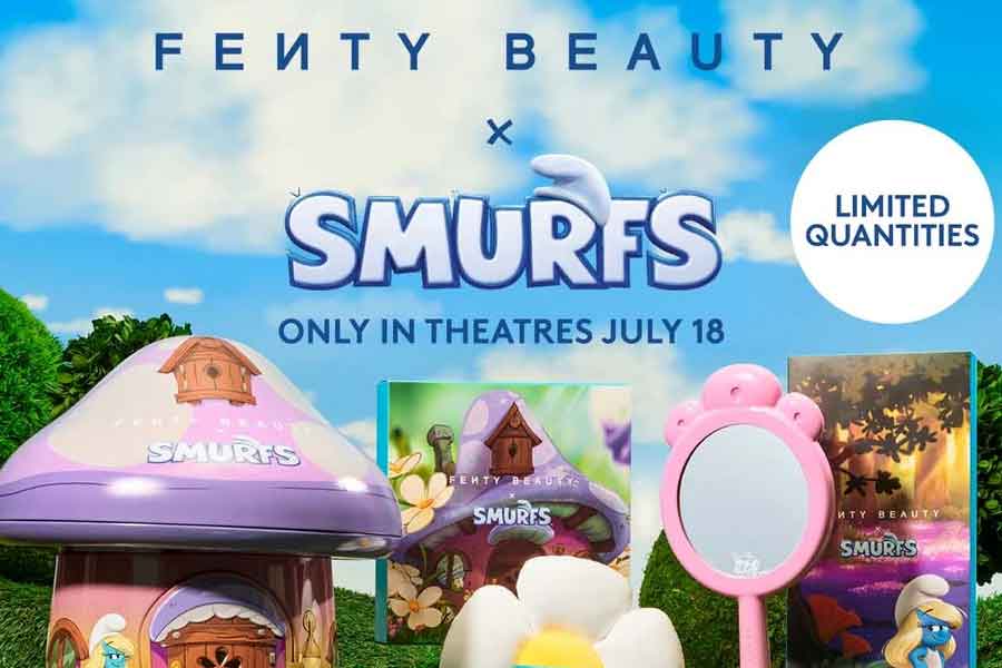 Fenty Beauty Channels Smurfette Charm