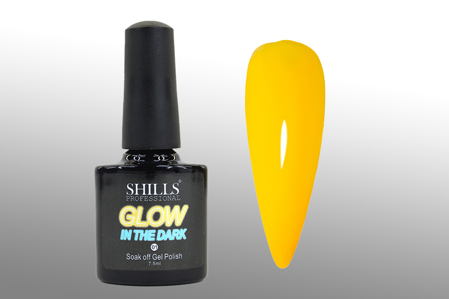 Shills Professional Glow in the Dark Soak Off Gel Polish