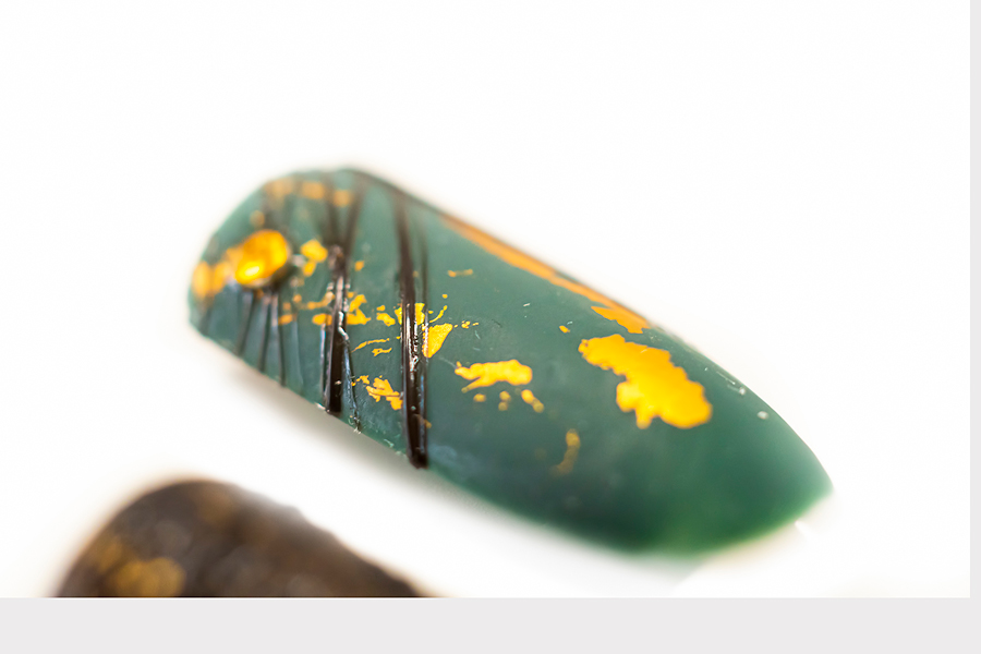Art Deco Bottle Green