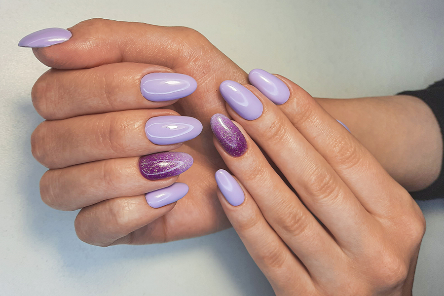 Glossy Lilac & Soft Lavender