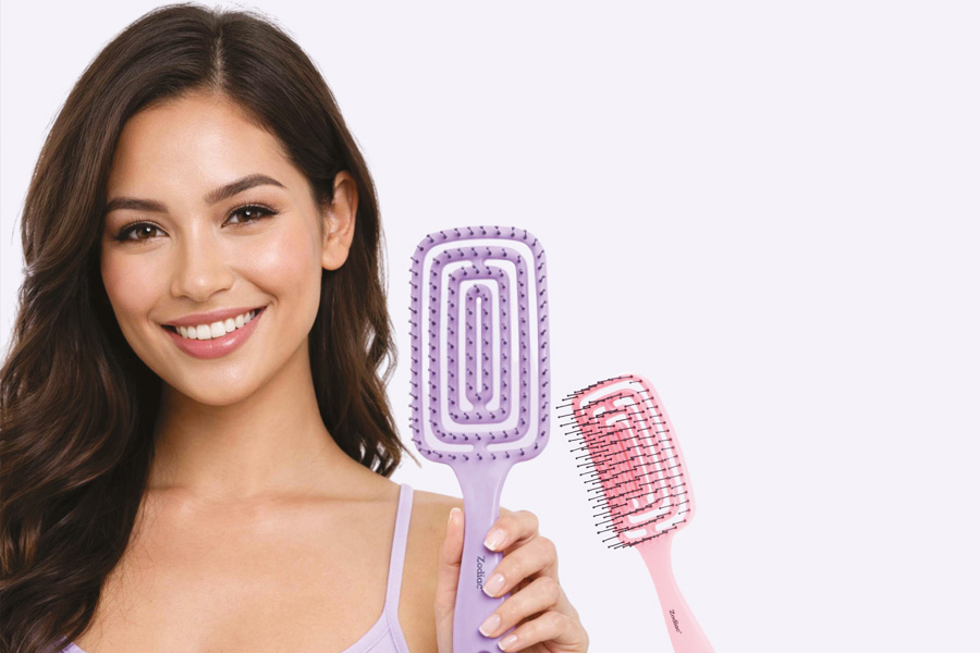 Zodiac Paddle Gilder Pop Up Brush Delivers Innovation & Hair Care