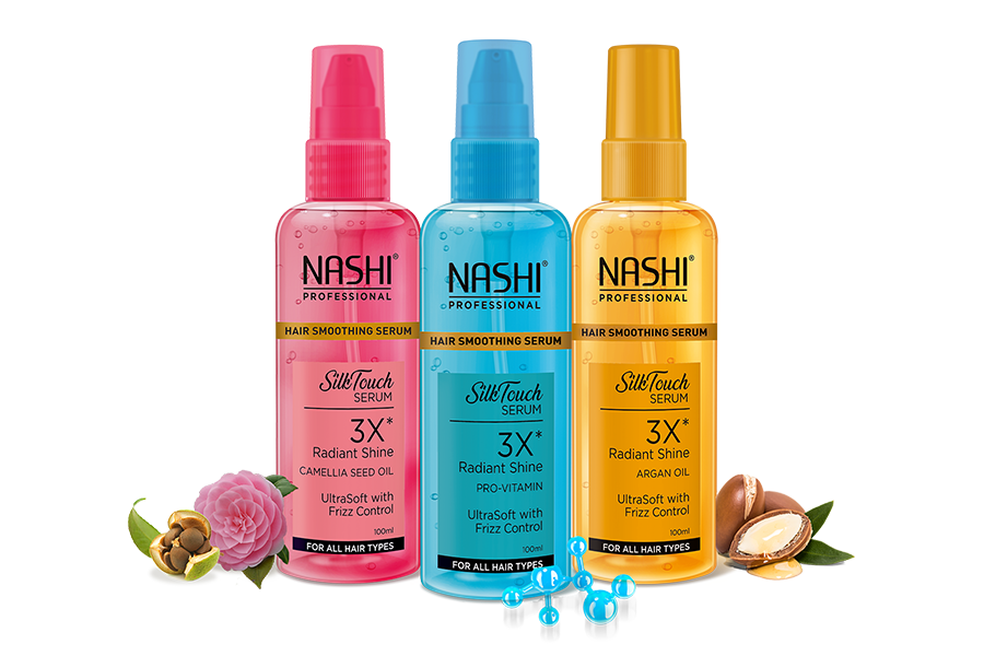 Nashi Professional Hair Smoothing Serum Delivers Effortless Shine
