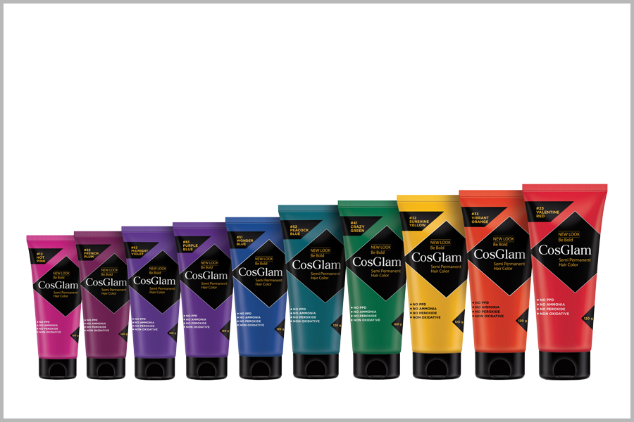 CosGlam Semi-Permanent Hair Color: Bold Shades, Modern Expression
