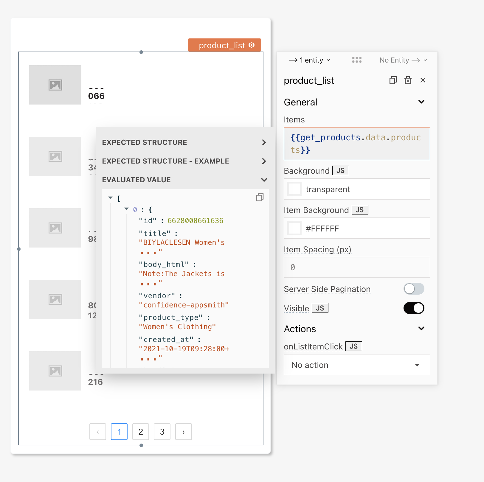 binding data to the list widget
