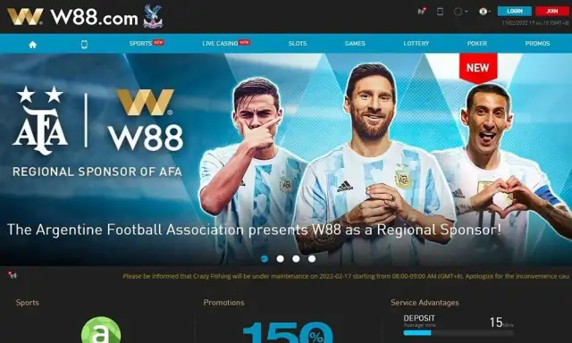 W88 Prestige with Mobile Application For Football Betting