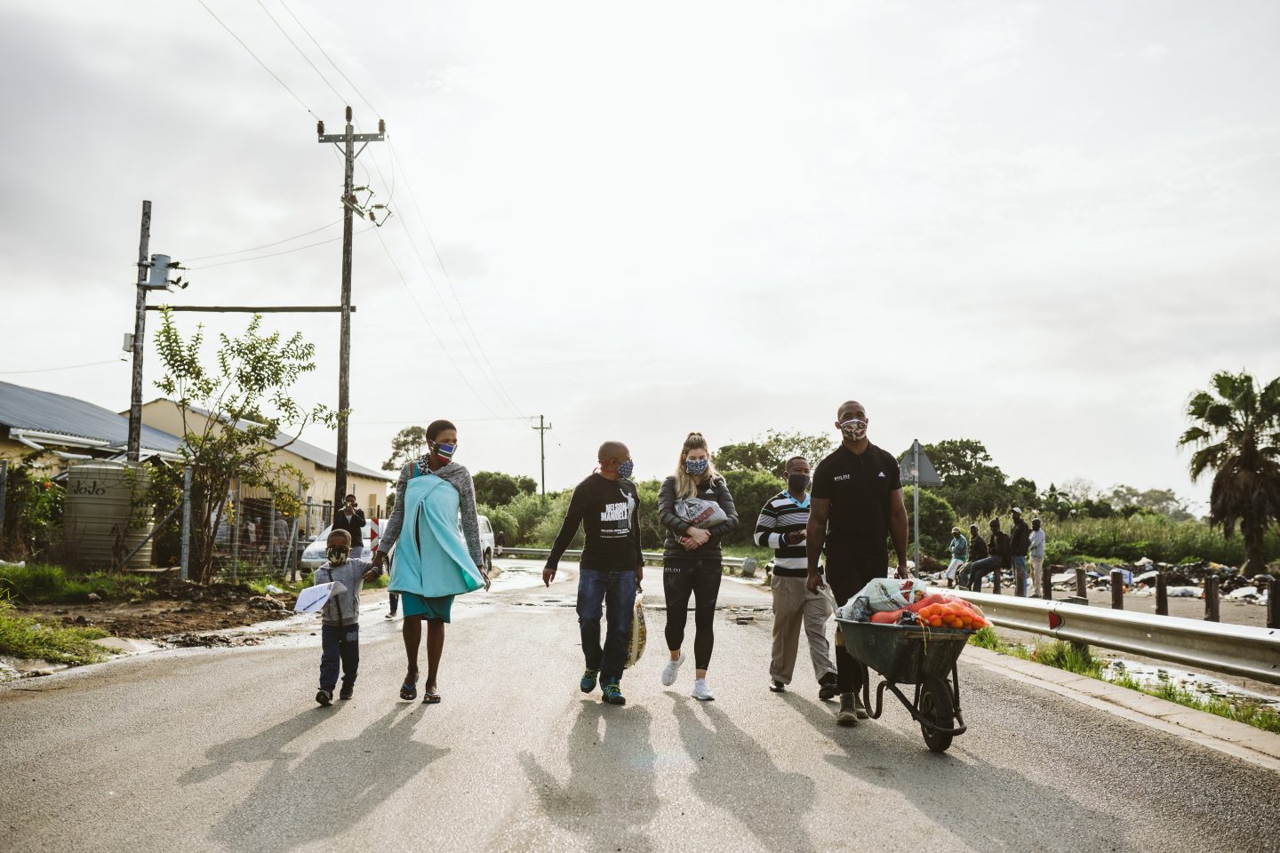 Getting aid to communities in need was the priority at the start of the pandemic. ©Chris Joubert/Black Bean Productions