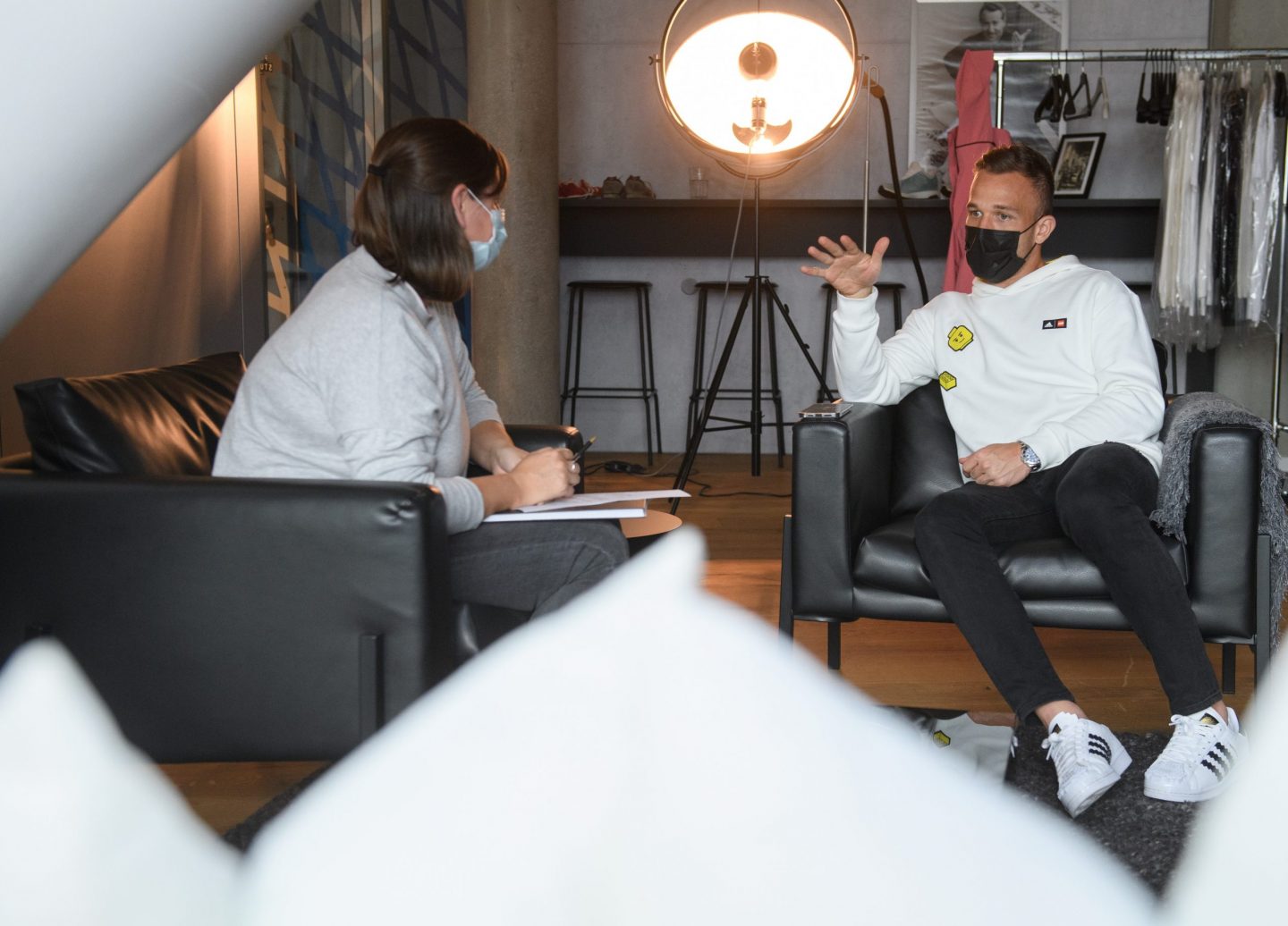 Arthur opens up about the pressures of playing the professional game.