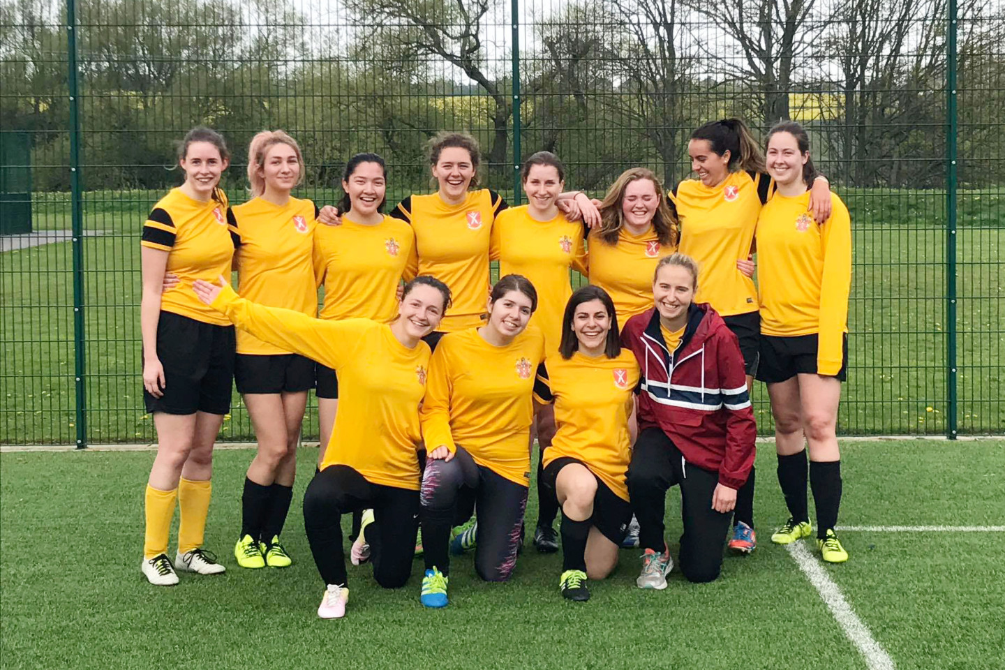 After discovering a women's team at university, I found my way back to football.