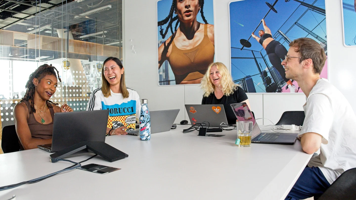 Nia takes her team play talents into the conference room with positive vibes.