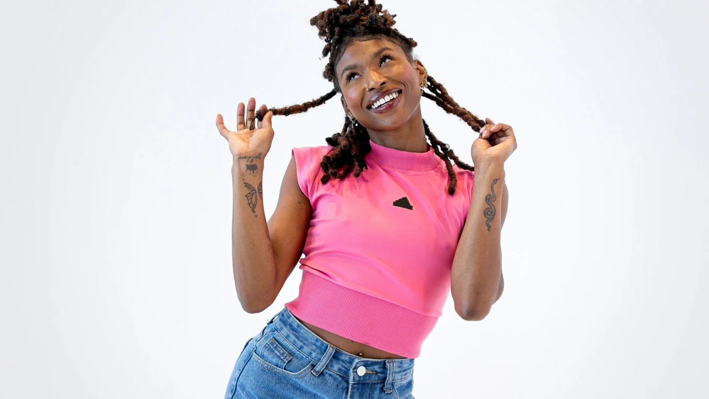 Nia’s post-gymnastics life includes modeling and being an advocate for positive mental health.
