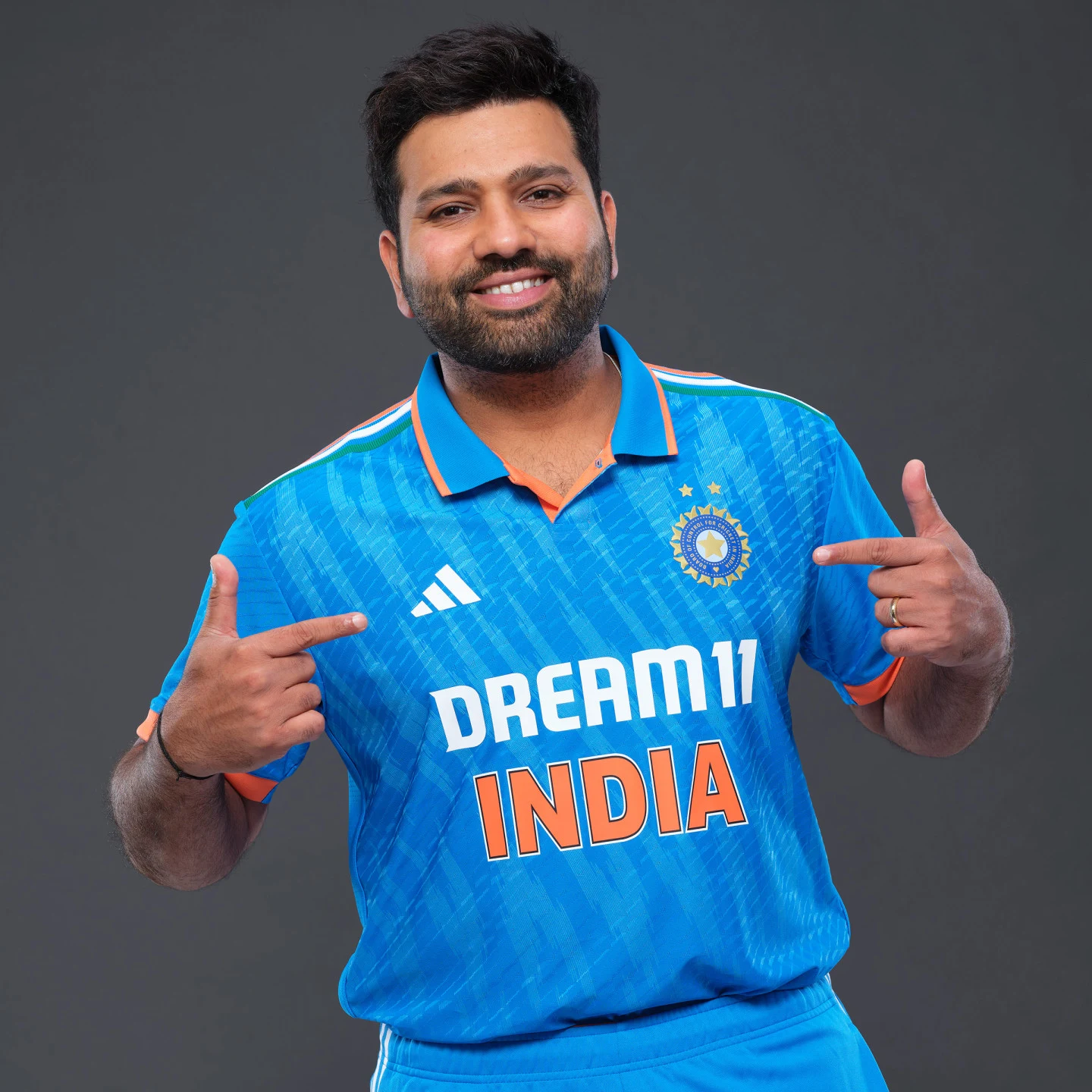 Cricketing superstar Rohit Sharma rocking the 3-Stripe look.