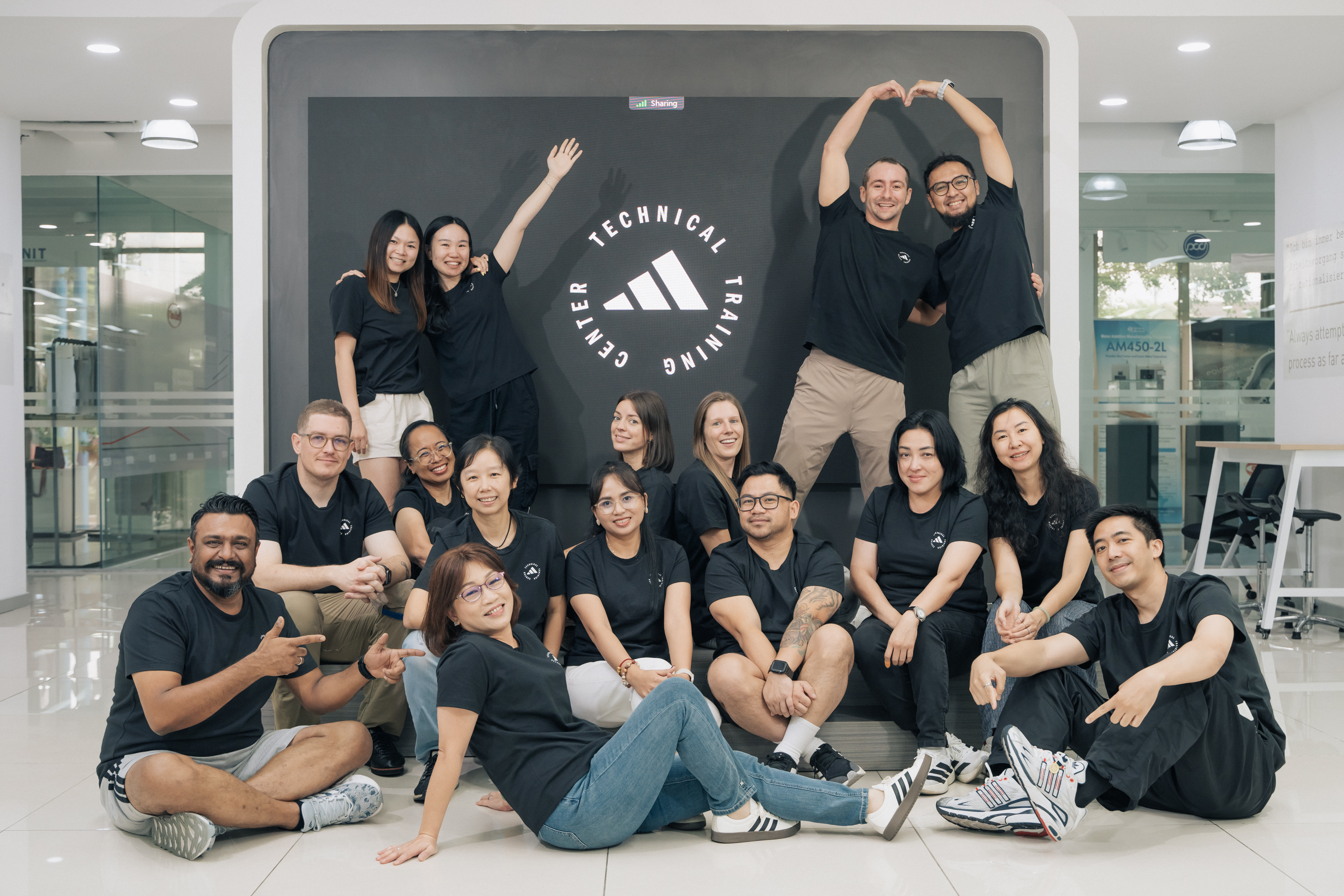 Group picture of participants in the shoemaking program
