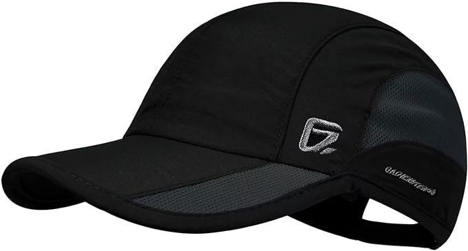 GADIEMKENSD Unstructured Quick Dry Sports Cap Outdoor Sun Protective Unisex