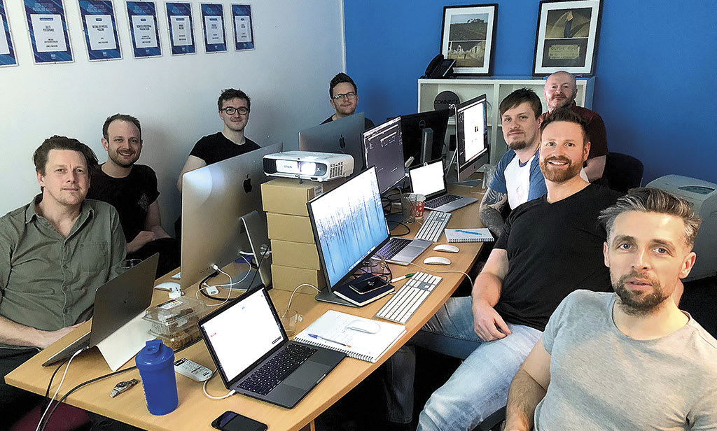 Our design team working with trainer Simon King to enhance their collective skills