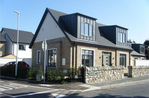 INFILL RESIDENTIAL DEVELOPMENT This thoughtfully designed infill residential development is located to the rear of Sandyford House in Sandyford Village, Dublin 18. The project seamlessly integrates with the existing urban fabric, enhancing the character of the area while providing high-quality contemporary homes.

The development comprises a mix of 3-, 4-, and 5-bedroom dwellings, designed to offer spacious and comfortable living. Additionally, it includes six duplex units housed within a carefully scaled three-story block, ensuring a balanced relationship with the surrounding streetscape. The architectural approach combines traditional and modern elements, with high-quality materials and finishes that respect the area's historical context while introducing a fresh, contemporary aesthetic.