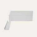 Runtal® FIC-2-12 Inside Corner Trim, For Use With UF-2 Series Baseboard/Wallpanel, White