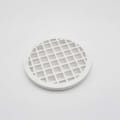 CANPLAS 112003W 3" POLYPROPYLENE WHITE TERMINATION SCREEN SPIGOT