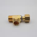 B&K® 993016NL EZ-Connector Adapter Tee, 3/8 in Nominal, CTS End Style, Brass