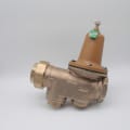 WATTS® 0009465 LF25AUB-Z3 Pressure Reducing Valve, 2 in Nominal, FNPT Union x FNPT End Style, 25 to 75 psi Pressure, Cast Copper Silicon Alloy Body, Domestic