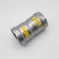 MegaPress® 25026 Pipe Coupling With Stop, 2 in Nominal, Press End Style, Carbon Steel, Import