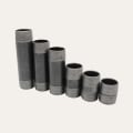 1-1/4" BLK NIPPLE TRAY ASSORTMENT 6EA - CLOSE THRU 6" NIPPLES 0834001018