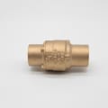 RWV® 233AB 3/4 In-Line Check Valve, 3/4 in Nominal, Solder End Style, 200 lb WOG, Forged Brass Body