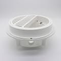 SIOUX CHIEF 864-W2PT2 2" LITTLE MAX ROUND PVC FLOOR SINK W/ HALF GRATE