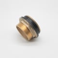 PASCO 956 Closet Spud With Brass Lock Nut, 2 in