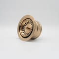 Mountain Plumbing Products MT202/PVDBB MT202 Classic Extended Flange Sink Strainer and Stopper, PVD Brushed Bronze