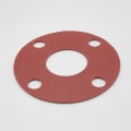 2"X1/8" RED RUBBER FULL FACE GSKT NEW STD 150 LB