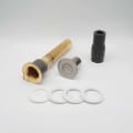 V&A K-40E-BN BRUSHED NICKEL INTELLI DRAIN CIRCA 15 3/4 MAXIMUM DEPTH SUITABLE FOR V&A BATHTUBS WITHOUT A PREDRILLED OVERFLOW. NOT SUITABLE FOR BARCELO
