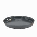 IPS VP23PC 23" PRO SERIES ROUND HEATER PAN W/ SIDE OUTLET (CPVC) 23" ID X 24-1/4" OD X 2-1/2" HIGH *RATED FOR GAS AND ELECTRIC* 87114