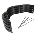 ADS® 1294WT Bell/Bell Water Tight Injection Molded Elbow, For Use With N-12® WT Series 95 Dual Wall Pipe, 45 deg, 12 in Size, PVC