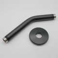 MOEN S134BL 8" SHOWER ARM WITH FLANGE MATTE BLACK