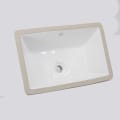 CECO CE-2113-RTUM-VC-20-(2B) WHT (2 PER BOX) UNDERMOUNT LAV 20-7/8"X13-5/8" NO FCT HOLE REQUIRES WALL MT / COUNTER MT FCT