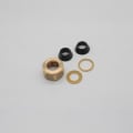 PASCO 2335 1/2"x1/2" IPS BRASS LAV SUPPLY CPLG NUT SET (WASHERS & FRICTION RINGS INCLUDED)