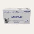 MIFAB MI-GLV-L DIAMOND GRIP NITRILE DISPOSABLE GLOVES, LARGE, BOX/100