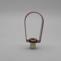 PHD 152 0125CP Copper Tubing Swivel Ring, 1-1/4 in Pipe, 300 lb, 3/8 in Rod, Carbon Steel, Copper Color Epoxy, Domestic