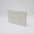 Runtal® FEC-3-6L Left Hand End Cap, For Use With UF-3 Series Baseboard/Wallpanel, White