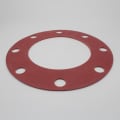 6"X1/8" RED RUBBER FULL FACE GSKT NEW STD 150 LB