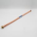 BrassCraft® Copper-Flex™ WB00-24N Water Heater Connector, 3/4 in, FNPT, 24 in L, 125 psi, Corrugated Copper, Domestic