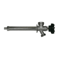 A.Y. McDonald 5420-292 Frostproof Sillcock With Antisiphon Integral Vacuum Breaker, 1/2 in Nominal, PEX x Garden Hose Thread End Style, Brass Body, Handwheel Actuator